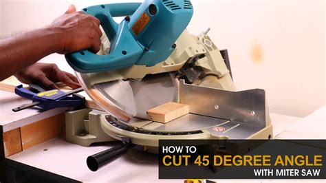 how to cut 45 degree angle